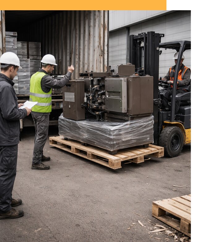 Доставка промышленного оборудования из Европы от 45747