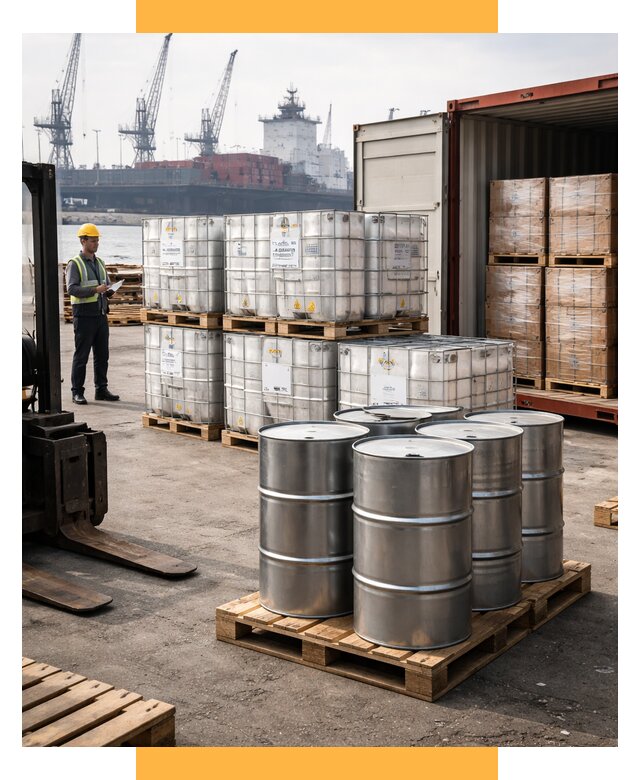 Доставка химического сырья из Индии от 254150 р. | СетСервис-Влд