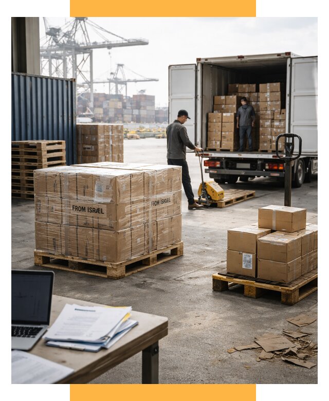 Доставка грузов из Израиля от 15249 р., логистика от СетСервис-Влд