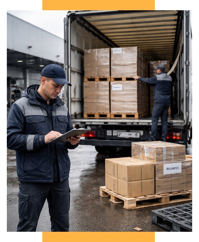 Доставка грузов из Беларуси от 15249 р. логистика СетСервис-Влд