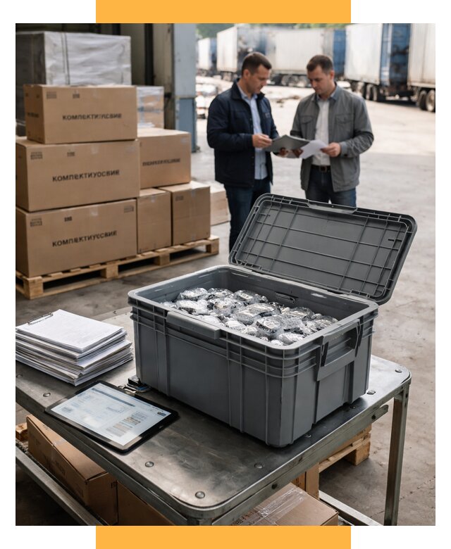 Перевозка комплектующих из Китая от 6608 р. | СетСервис-Влд