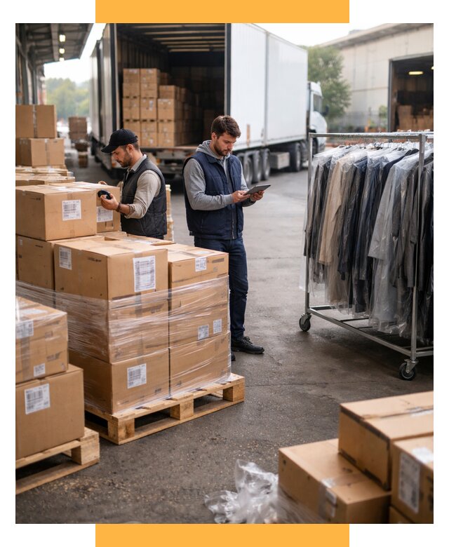 Перевозка и доставка одежды из Китая от 7625 р., СетСервис-Влд