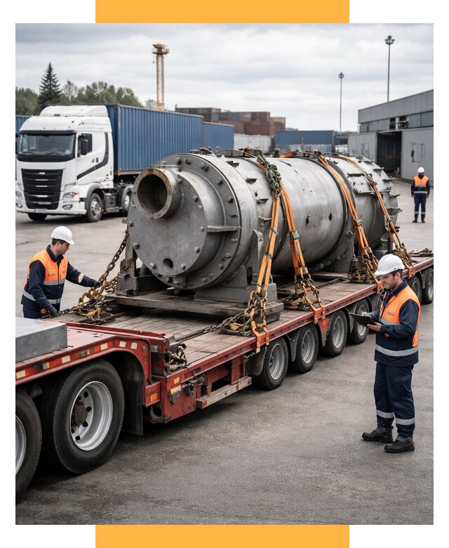 Перевозка тяжеловесных грузов под ключ от 152490 р. | СетСервис-Влд