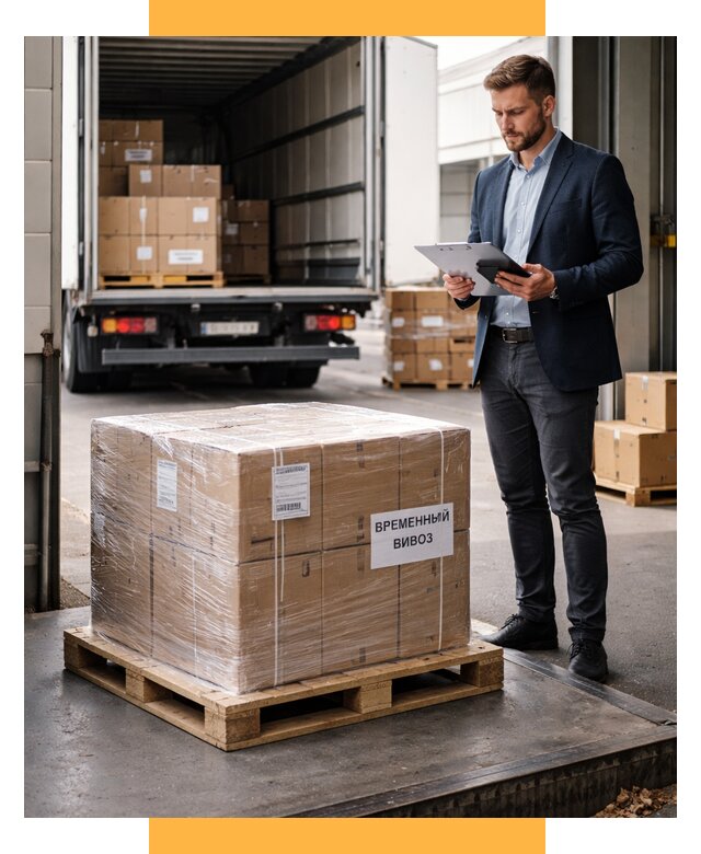 Временный вывоз товаров под ключ от 8133 р. | СетСервис-Влд