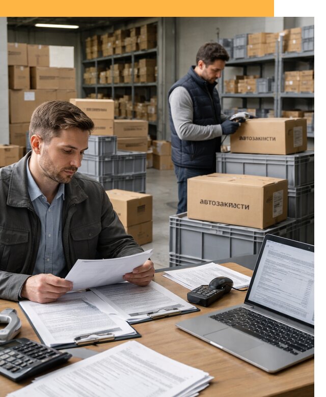 Таможенное оформление автозапчастей по выгодным тарифам от 8641